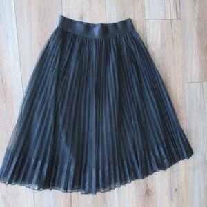 Black Express lace skirt